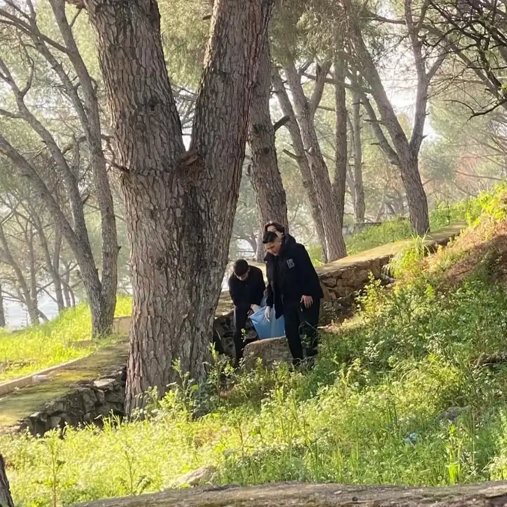 Yenipazar’da öğrencilerden doğaya sahip çıktı