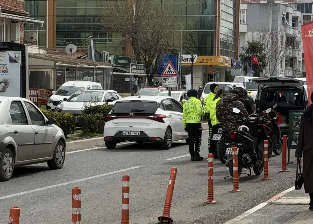 Kırklareli Lüleburgaz’da trafik denetimleri sıklaştırıldı