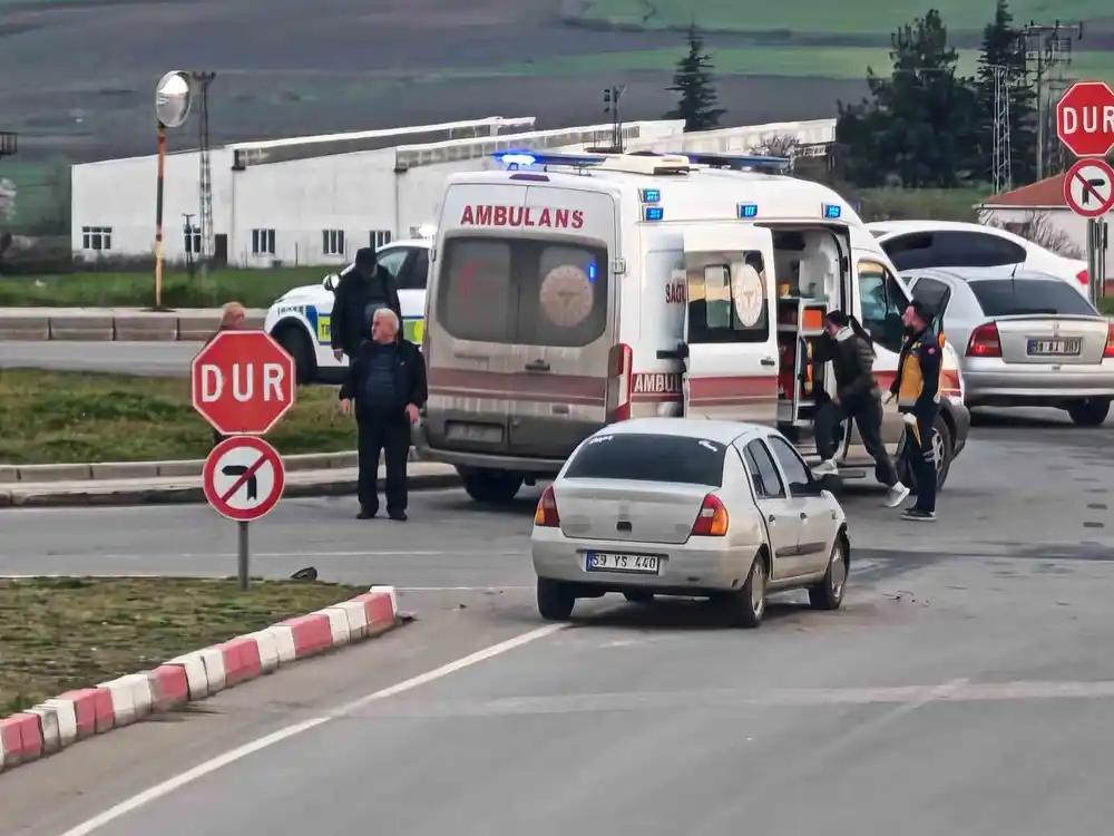 Tekirdağ’da trafik kazası: 2’si çocuk 5 yaralı